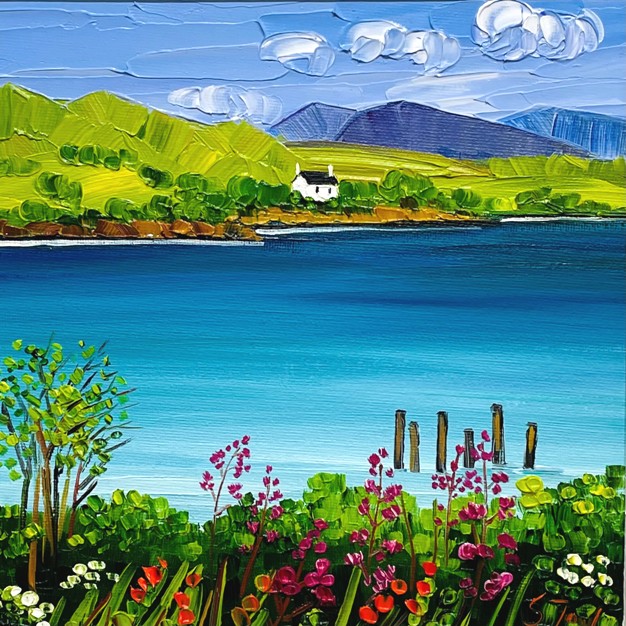 'Wildflowers Loch Lomond' by artist Sheila Fowler